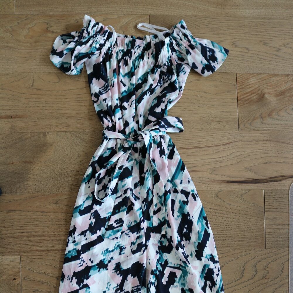 Melanie Lyne Geometric Abstract Jumpsuit